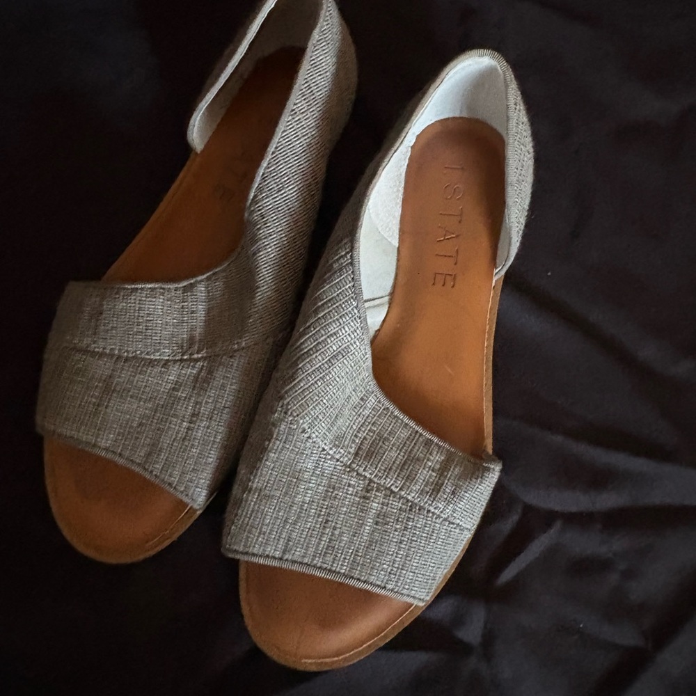 1. State Women's Beige Espadrille Sandals